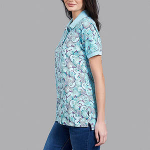 เสื้อถักซับลิเมชั่นสำหรับผู้หญิง สีและขนาดตามสั่ง แขนสั้น ระบายอากาศ แห้งเร็ว สไตล์ลำลอง แฟชั่นสตรีทแวร์ - Product Image 4