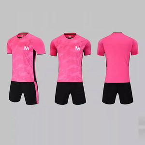 Proveedor de Uniformes de Fútbol OEM, Uniforme de Fútbol Personalizado Completo, Impresión por Transferencia de Calor, Transpirable, Pantalones Cortos de Jersey de Talla Grande para Clubes - Product Image 5