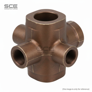 High precision custom cnc turned and milled metal components with brass hot forging stainless steel aluminum copper <b>plastic</b> - Product Image 3