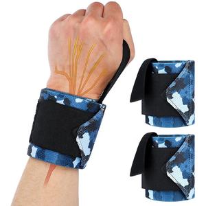 Muñequeras de entrenamiento para gimnasio, venta al por mayor, muñequeras de entrenamiento Crossfit con bucle para el pulgar, muñequeras de Fitness para ejercicios de levantamiento de pesas - Product Image 6