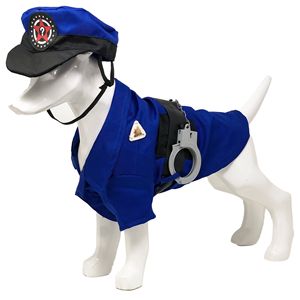 Pawlice Pawtrol polizia cane da compagnia Costume uniforme elegante per animali domestici vestiti per cani vestiti di divertimento - Product Image 5