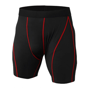 Custom Compression Shorts <b>Mens</b> Gym Training Tight <b>Base</b> <b>Layer</b> Quick Dry Sportswear OEM ODM Wholesale Factory Compression Shorts - Product Image 1