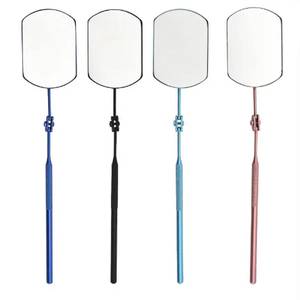 Miroir à cils réglable avec poignée extensible, finition mate, fixation murale, acier inoxydable, couleur personnalisée - Product Image 1