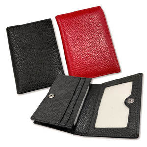 Wholesale High Quality Leather <b>Passport</b> Cover Travel <b>Passport</b> <b>Wallet</b> With Window New Design Make Products - Product Image 3