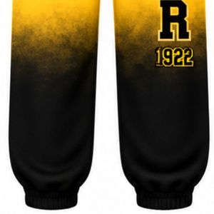 กางเกงขายาวทรงโอเวอร์ไซส์ลายไทไดสีดำทองสำหรับผู้หญิง Sigma Gamma Rho พร้อมตัวอักษรกรีกแบบกำหนดเอง กางเกงจ็อกเกอร์ลำลองสำหรับเล่นกีฬา - Product Image 5