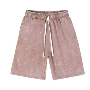 Shorts en polyester uni pour hommes sur mesure, fabrication sur mesure, impression personnalisée, haute qualité, coupe ample, séchage rapide, respirant, pour un style décontracté de rue - Product Image 6