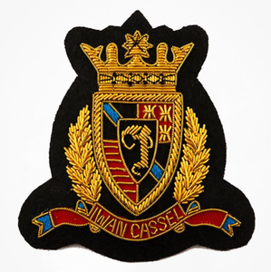 Patch de poche brodé sur mesure en fil de bullion pour blazer, motif club royal - Product Image 2