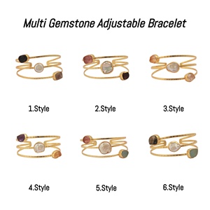 Brazalete de joyería fina chapado en oro con piedras preciosas de amatista púrpura y citrino con banda de diseñador texturizada de perlas de agua dulce - Product Image 2