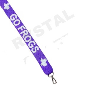 GO Frogs Sangle perlée pour sac à main Sangles de sac personnalisées en or blanc Sangle perlée personnalisée pour sacs - Product Image 1