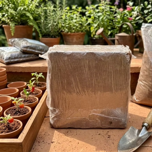 Brique de coco nutritive de haute qualité 5kg, faible EC <0.5, fibre de coco organique pour la plantation - Product Image 1