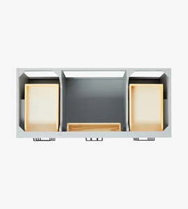 Factory Direct Timothy 48 Inch <b>Bathroom</b> Vanity Cabinet Single Sink Cabinet Only 9 Finish Options Wholesale Vietnam Factory - Product Image 6