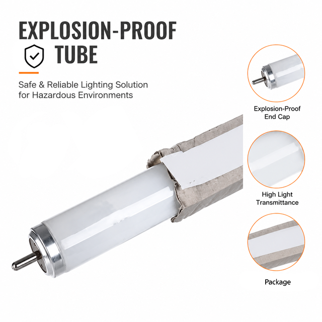 Explosion Proof  Tube Hazardous Area Lighting Fluorescent Explosion Proof Light for Oil Gas Mining Durable Corrosion Resistant
