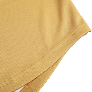 Maillot de baseball premium doré avec détails de passepoil blanc, personnalisable, pour les matchs et événements de championnat - Product Image 4