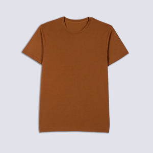 เสื้อยืดผู้ชายผ้าฝ้ายเรียบสีพื้นลำลองแขนสั้นสไตล์สตรีทแวร์ฤดูร้อนเสื้อยืดพื้นฐานใส่สบายผ้าฝ้ายนุ่ม - Product Image 4
