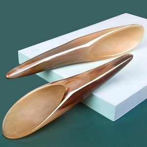 Buffalo Natural Horn Gua Sha Scraping Board Body Massage Tool Customizable Size Acupressure Lymphatic Polished Sports - Product Image 4