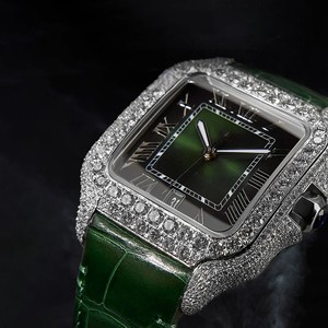 Montres Hip Hop ETA en gros, montres Hip Hop personnalisées en moissanite, montres de style rappeur, bijoux Hip Hop - Product Image 4