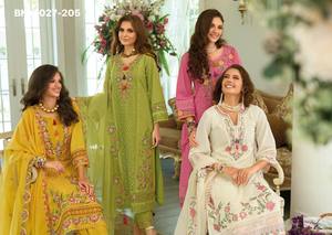 Conjunto de Kurti-Pantalón y Dupatta de Algodón de Diseño Exclusivo y Alta Calidad con Trabajo Kantha Hecho a Mano para Mujer, Moda Étnica - Product Image 6