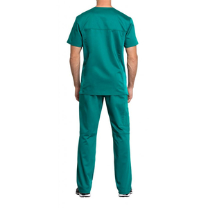 Men's Healthcare Uniform Set Stylish <b>Scrub</b> <b>Top</b> and Pants Professional Medical Workwear Wholesale Supplier Factory <b>Scrub</b> Uniform - Product Image 4