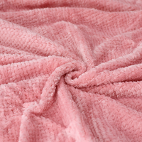Couvertures en polaire Sherpa 100% polyester tricotées épaisses personnalisées Textiles de maison unis pour l'hiver