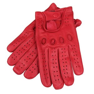 Swift racing sheep skin leather breathable <b>gloves</b> red - Product Image 3