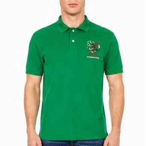 เสื้อเชิ้ตผู้ชายลำลอง ผ้าถักเนื้อนุ่ม ระบายอากาศได้ดี คุณภาพสูง ผลิตจากโพลีเอสเตอร์และผ้าฝ้าย ไซส์ใหญ่ แขนสั้น - Product Image 1