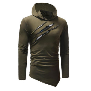 Nouveau design de sweat à capuche 2026 très tendance, 100 % polyester, streetwear vierge, avec taille personnalisable - Product Image 3