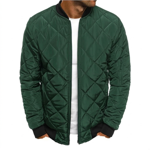 Chaqueta Bomber de Invierno para Hombre, con Botones de Cuerno, Servicio OEM, Lona Impermeable de Secado Rápido, Estilo Vintage, Informal y Deportiva - Product Image 2
