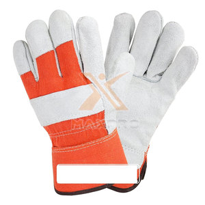 New Style Custom Design Leather Anti-Slip & Waterproof Low MOQ Wholesale Hand Protective Working <b>Gloves</b> for Sale - Product Image 2