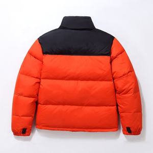 Fully Customized Men's Waterproof Canvas Puffer <b>Jackets</b> Polyester Wadding Filled Winter DDP Shipping - Product Image 3