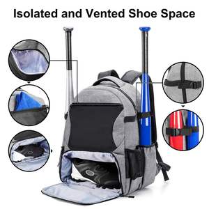 Mochila Profesional de Béisbol y Sóftbol de 30-40L, Gran Capacidad, Bolsa Deportiva de Poliéster para Entrenamiento en Equipo, Gimnasio y Viajes, con Logotipo Personalizado - Product Image 5