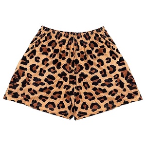Pantalones Cortos Deportivos de Secado Rápido con Estampado de Leopardo para Hombre, Pantalones Cortos de Playa, Diseño Personalizado, 100% Poliéster - Product Image 5