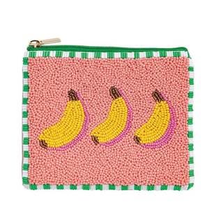 Hermoso Monedero con Cuentas y Bordado Artístico, Elegante Mini Monedero con Cuentas de Semillas y Bordado Artesanal - Product Image 5