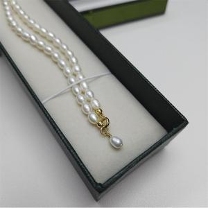 สร้อยคอไข่มุกหรูหราลูกปัดขนาด28รูสำหรับบล็อกเกอร์คนดังทางอินเทอร์เน็ตแบบไม่ชนกันสไตล์อินส่วนตัว - Product Image 5