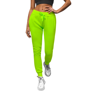 Cloth Field Industries Ladies Cotton Blend Fleece Jogger Sweatpants Regular Fit <b>Athletic</b> Workout Pants Pockets Elastic Cuffs - Product Image 1