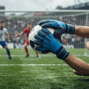 Gants de gardien de but pour enfants juniors, équipement de football pour jeunes, logo personnalisé, paume en latex respirant, protection sûre - Product Image 3