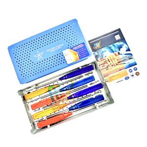 ชุดเครื่องมือผ่าตัดกระดูกแบบโวล์คแมน ด้ามจับสีทอง 8 ชิ้น พร้อมกล่องฆ่าเชื้อ คู่มือการใช้งาน เครื่องมือผ่าตัดกระดูกคอและกระดูกสันหลัง OMI - Product Image 3