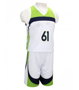 Professional Customized Sublimation Printing V Neck Basketball Uniform With Custom Color - Product Image 1