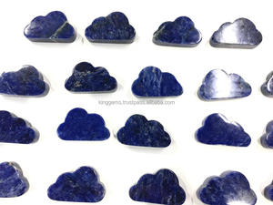 Souvenir personnalisé sculpté à la main en forme de nuage, en sodalite naturelle semi-précieuse, de haute qualité, vente en gros, best-seller - Product Image 3
