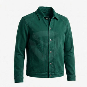 Premium <b>Jeans</b> Winter Jacket Designed For Men <b>Soft</b> Inner Warmth Trendy Streetwear Look Ideal For Winter Season Outfit - Product Image 3