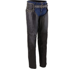 Samroz Sports <b>Leather</b> Premium <b>Leather</b> Motorcycle Riding <b>Chaps</b> for Women Bikers - Product Image 4