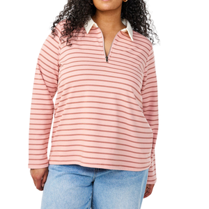 Plus Size Women's Lightweight Soft Casual <b>Shirt</b> Zipper Knitted Breathable Stretch Fabric Polyester/Cotton Customizable ODM - Product Image 3