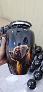 Brass American Style High Quality <b>Dog</b> Pet <b>Urn</b> Available in All Sizes - Product Image 2