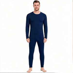 Faible MOQ Nouveauté 2026 Ensemble de sous-vêtements thermiques pour homme à manches longues en Modal/Coton super doux et épais avec empiècements Automne - Product Image 3