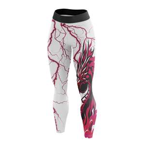 Leggings Deportivos Sublimados para Mujer, Diseño Personalizado al por Mayor, de Secado Rápido, Poliéster, Cintura Elástica, para Gimnasio, con Efecto Scrunch Butt - Product Image 2