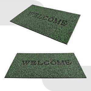 Tapis de bienvenue antidérapants rectangulaires à motif herbe pour la maison |   Tapis d'entrée durables pour salle de bain, salon et bureau - Product Image 1