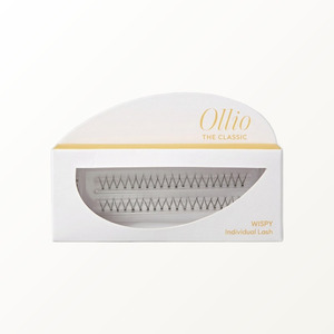 Faux cils Ollio The Classic Individual Eyelashes Single Pack - Cils effilés 10 mm Extensions de cils 10 mm - Product Image 1