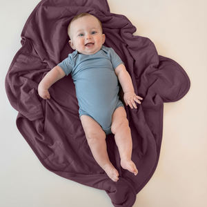 <b>Baby</b> Blanket 95% Bamboo Cotton 5% Spandex Soft Breathable Cozy for Newborns and Infants - Product Image 2