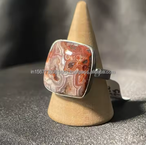 Best Quality Women's <b>Silver</b> Statement <b>Rings</b> <b>Chunky</b> Dainty Gemstone Jewelry with Gold Plating for Engagement Occasions Boho Style - Product Image 4