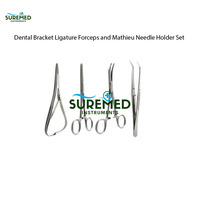 SureMed Instruments Pince à ligature pour brackets dentaires, Porte-aiguille Mathieu, Ensemble chirurgical pour usage en chirurgie générale, Certifié CE Classe