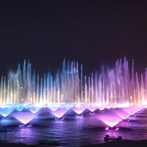 Fuente de Agua Musical Personalizable de Acero Inoxidable para Jardín, Control DMX, Fuente Danzante Portátil para Uso Comercial en Exteriores - Product Image 3